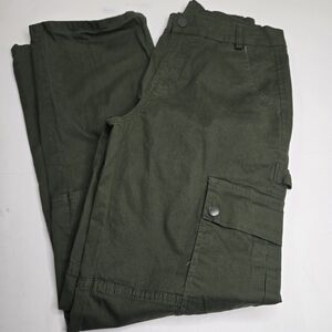 G.I.L.I. Men's Dark Green Cargo Pants